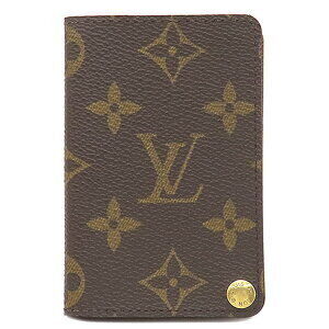 Louis Vuitton Porte Carte Credit Wallet Pression Card Monogram canvas brown